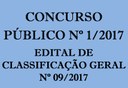 Edital de Classificação Geral 