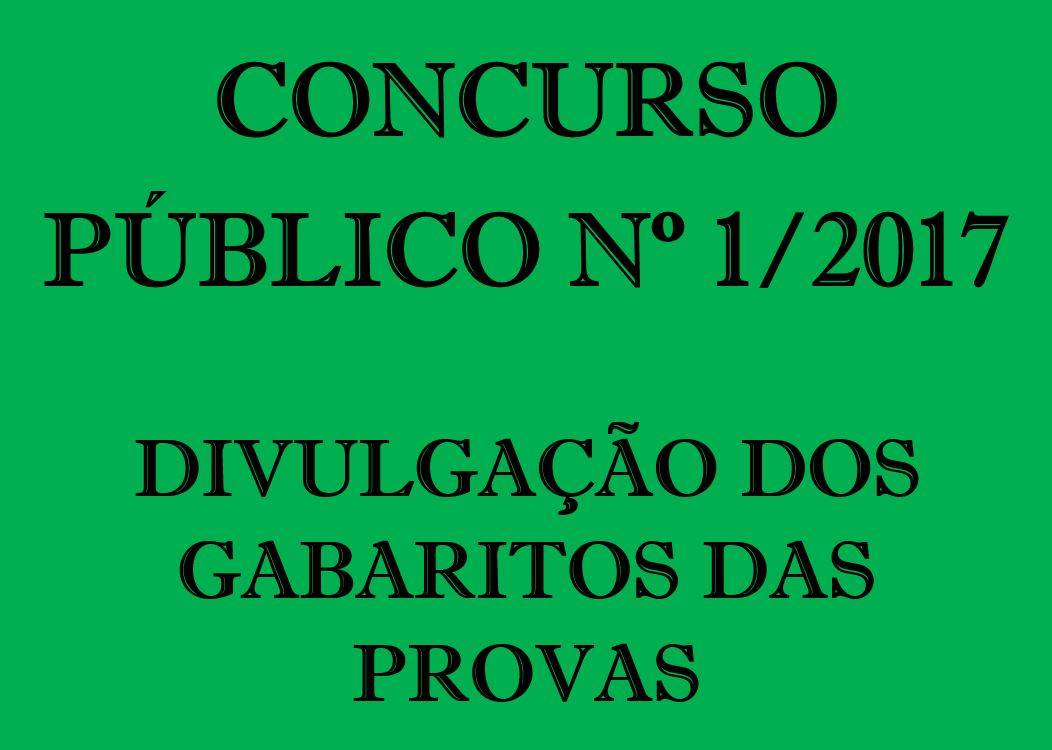 Edital de Divulgação dos Gabaritos