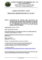 Licitação Carta-Convite nº 2/2017