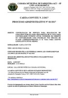 Licitação Carta-Convite nº 2/2017