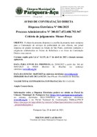 AVISO DE DISPENSA ELETRÔNICA Nº 006/2025